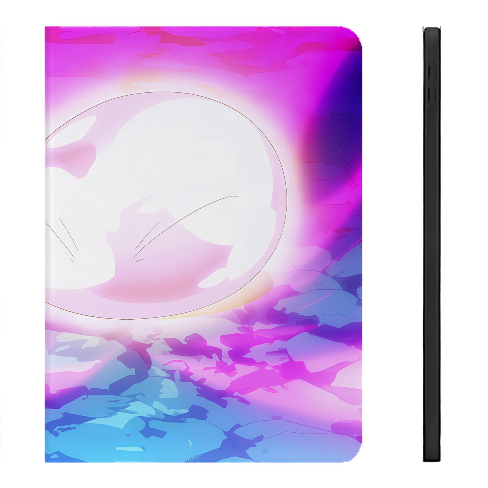 （画像用） 転スラ Regarding Reincarnated to Slime IPadケース ペンホルダー付き ブックスタイルデザイン